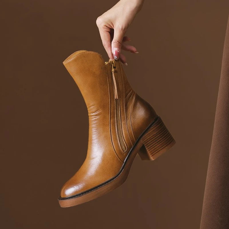 Marina Zip-Ankle Boot