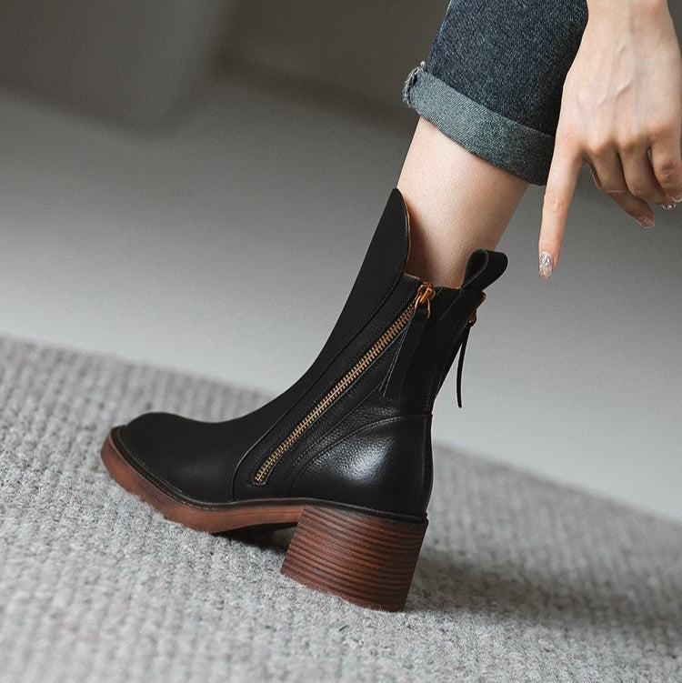 Marina Zip-Ankle Boot