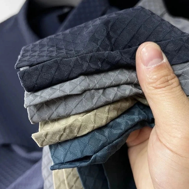 Marlow Textured Silk Polo