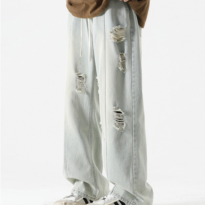 Nexus Distressed Denim Joggers