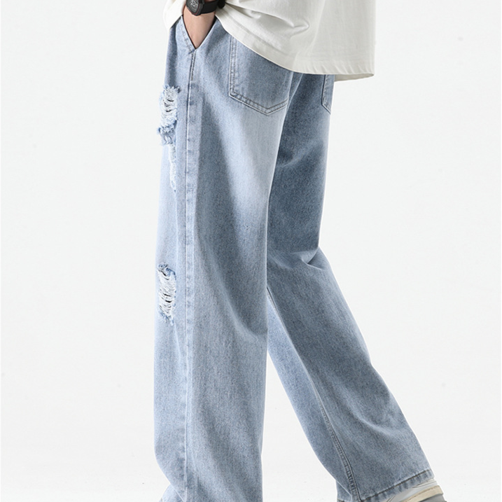 Nexus Distressed Denim Joggers