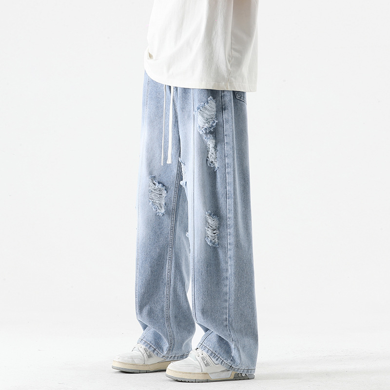 Nexus Distressed Denim Joggers