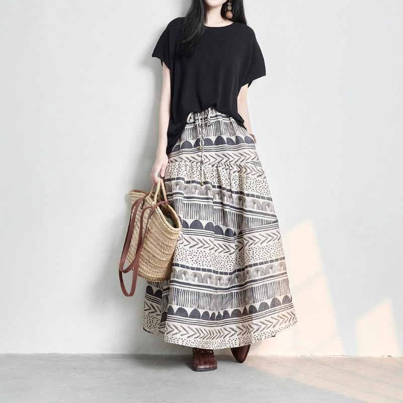 Noa Geo-Print Skirt