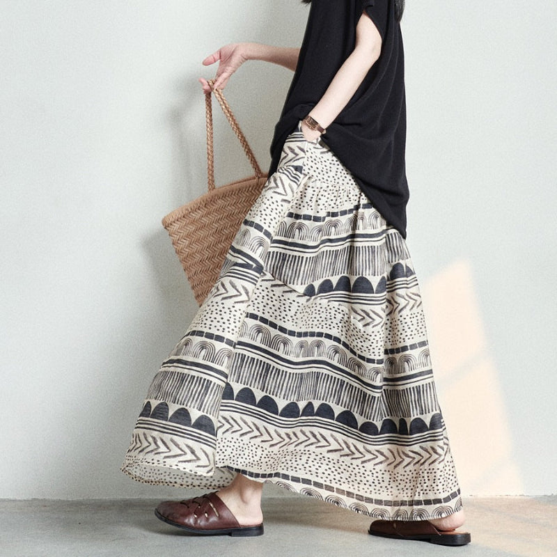 Noa Geo-Print Skirt
