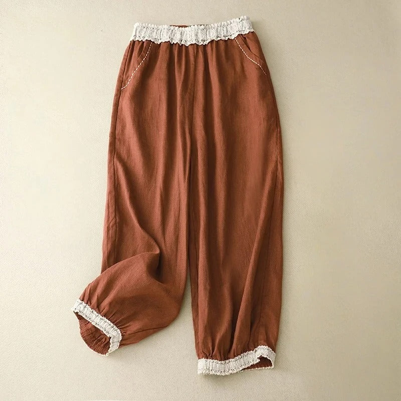 Noa Lace-Cuff Trousers