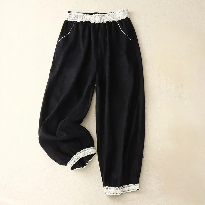 Noa Lace-Cuff Trousers