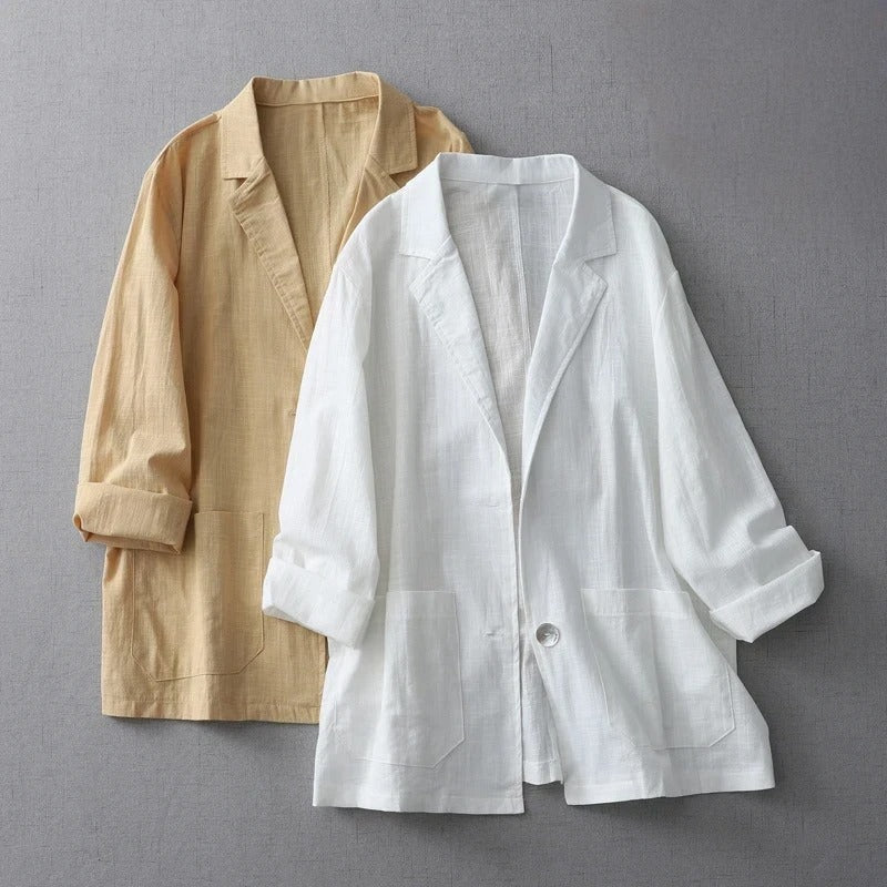 Nola Relaxed Linen Jacket