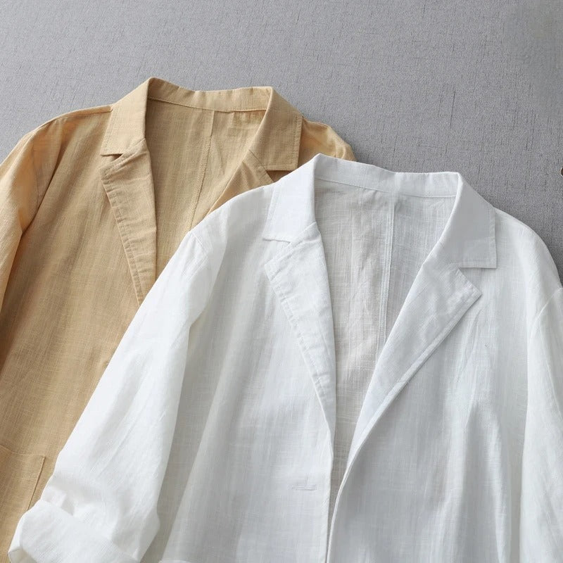 Nola Relaxed Linen Jacket