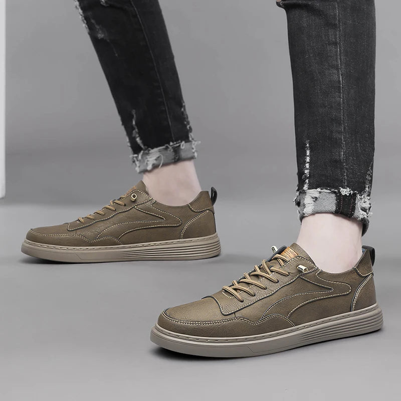 Ozgun Genuine Leather Sneakers