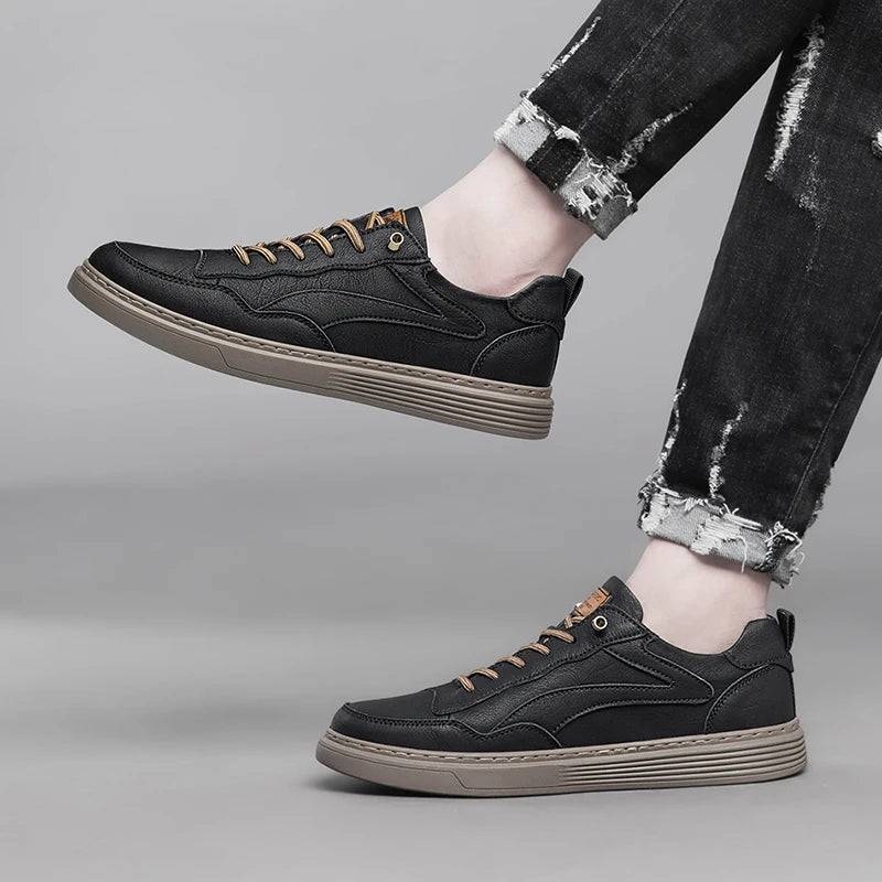 Ozgun Genuine Leather Sneakers