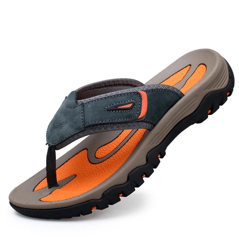 Ridge Leather Sandals