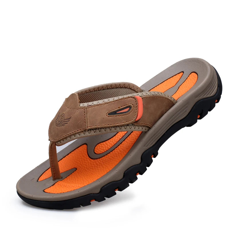 Ridge Leather Sandals