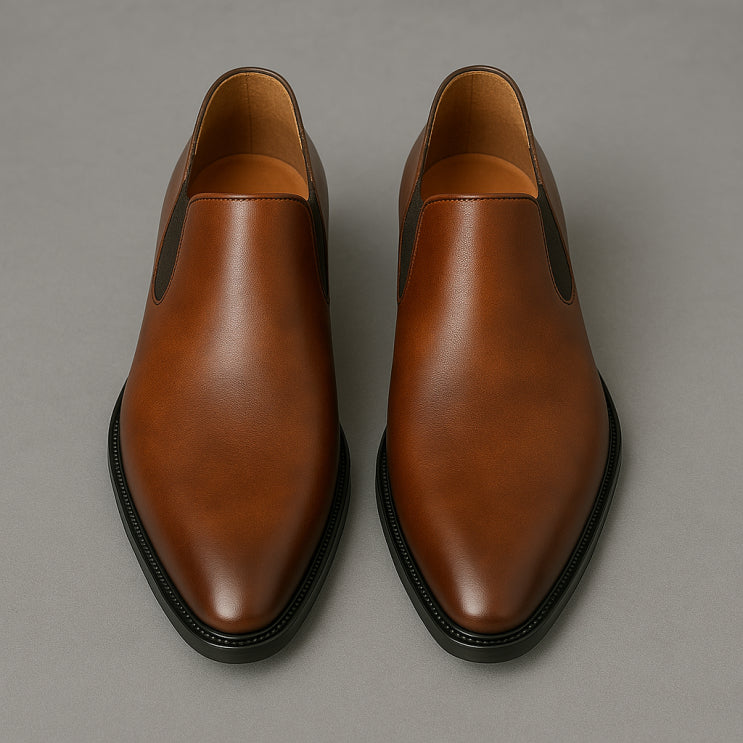 Slevo Genuine Leather Loafers