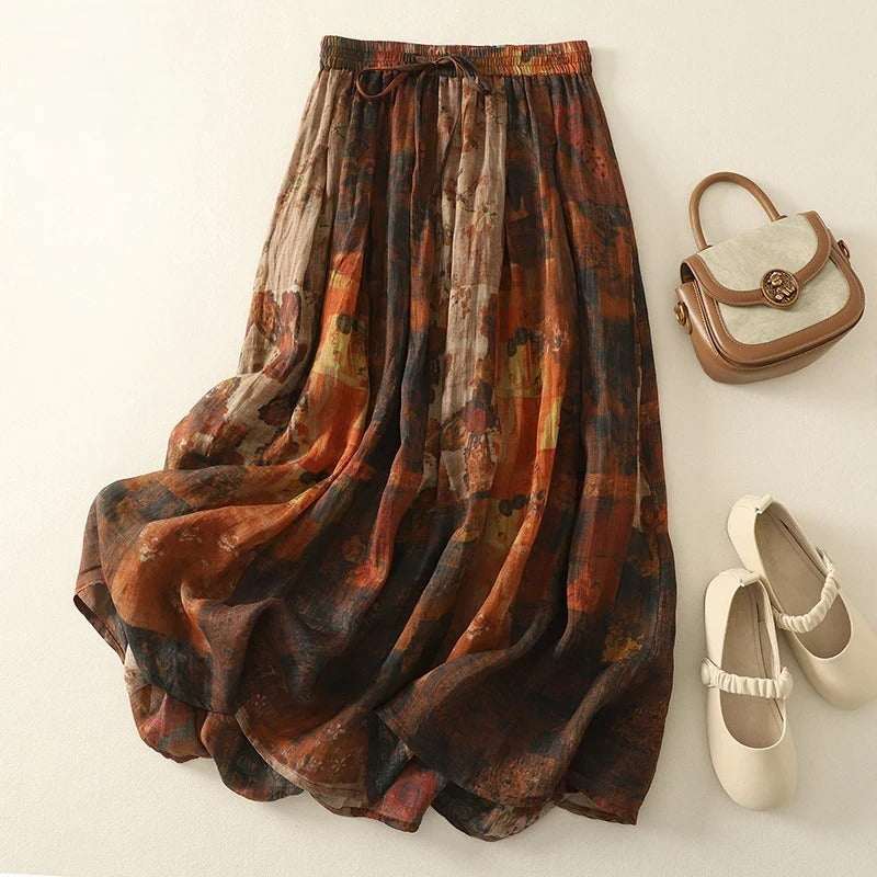 Solene Patchwork Skirt