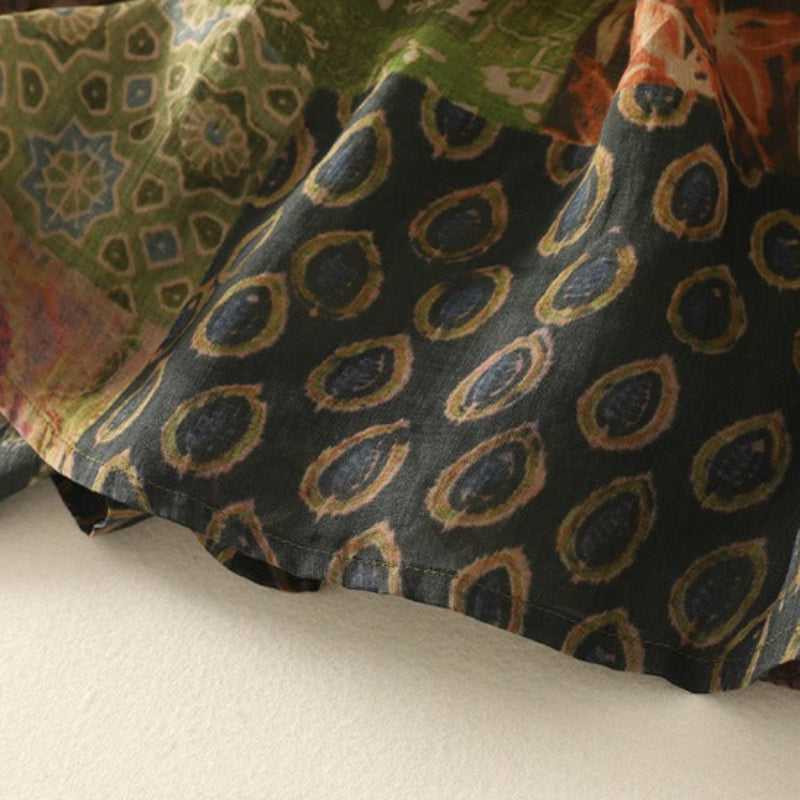 Solene Patchwork Skirt