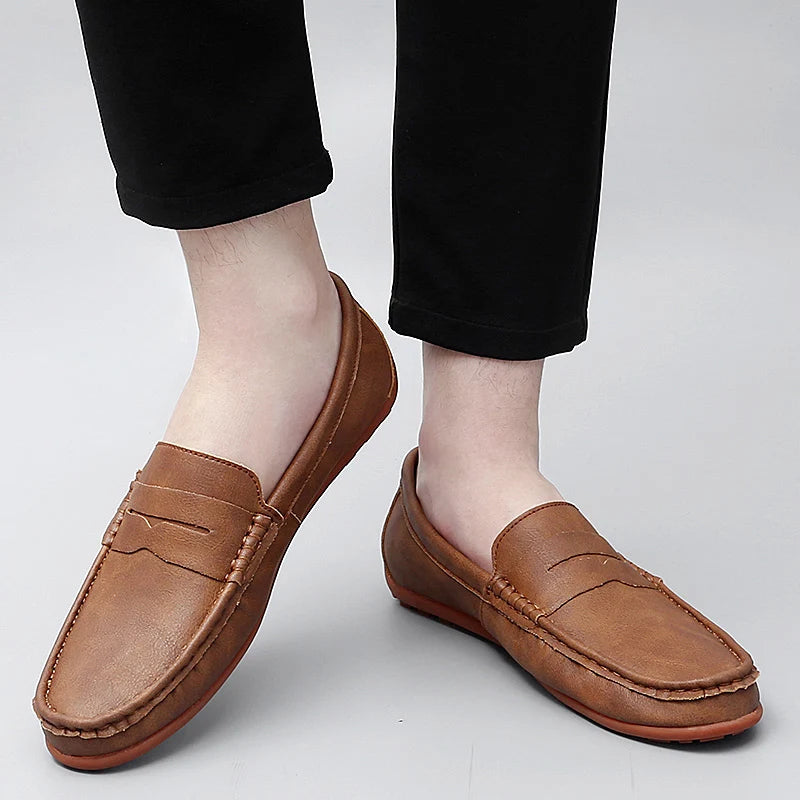 Travor Genuine Leather Loafers