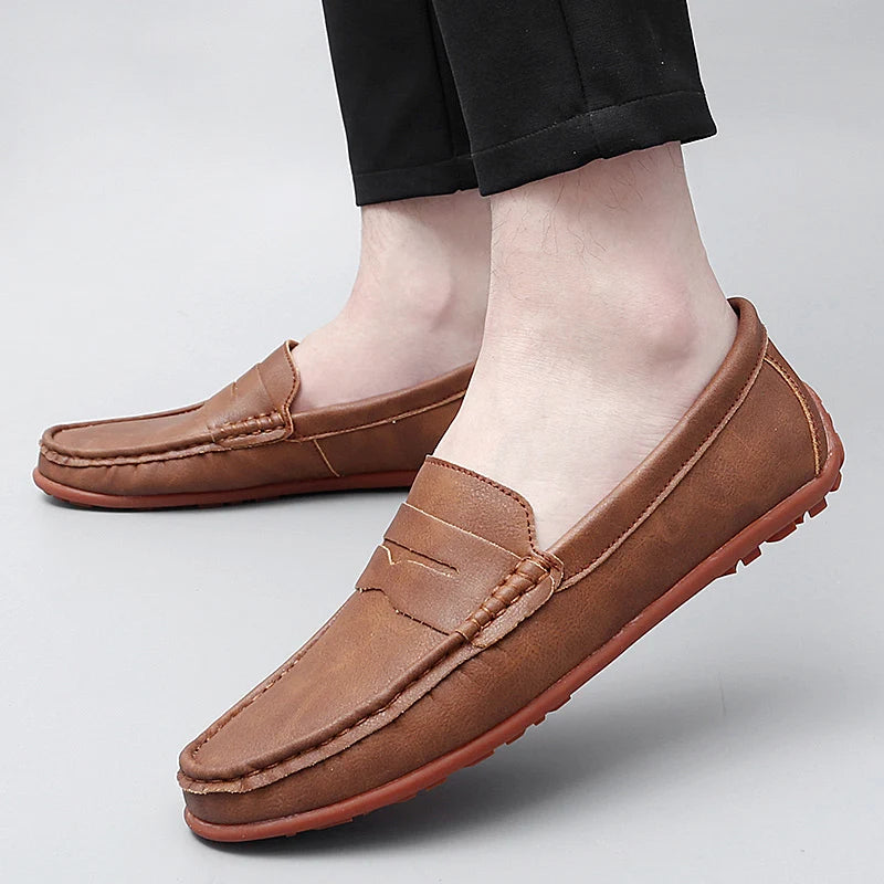 Travor Genuine Leather Loafers