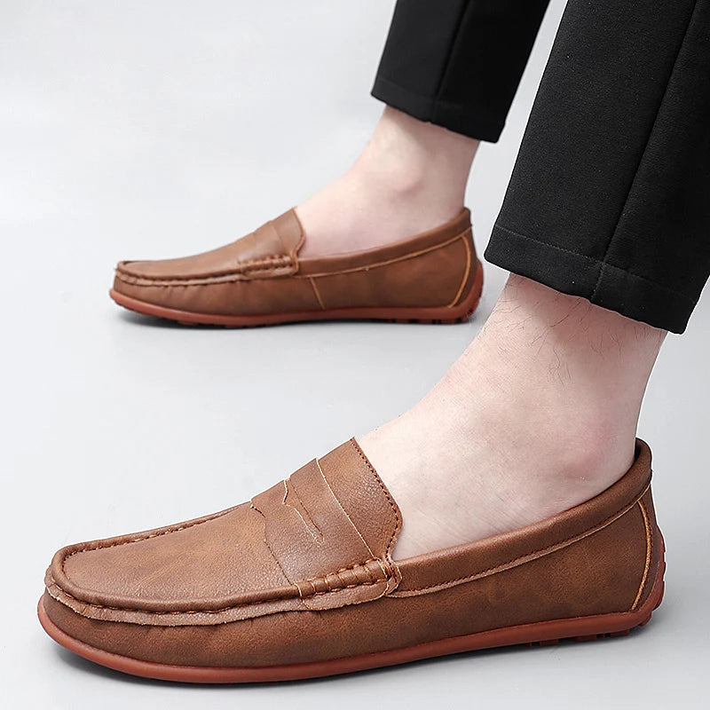 Travor Genuine Leather Loafers