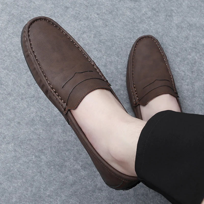 Travor Genuine Leather Loafers