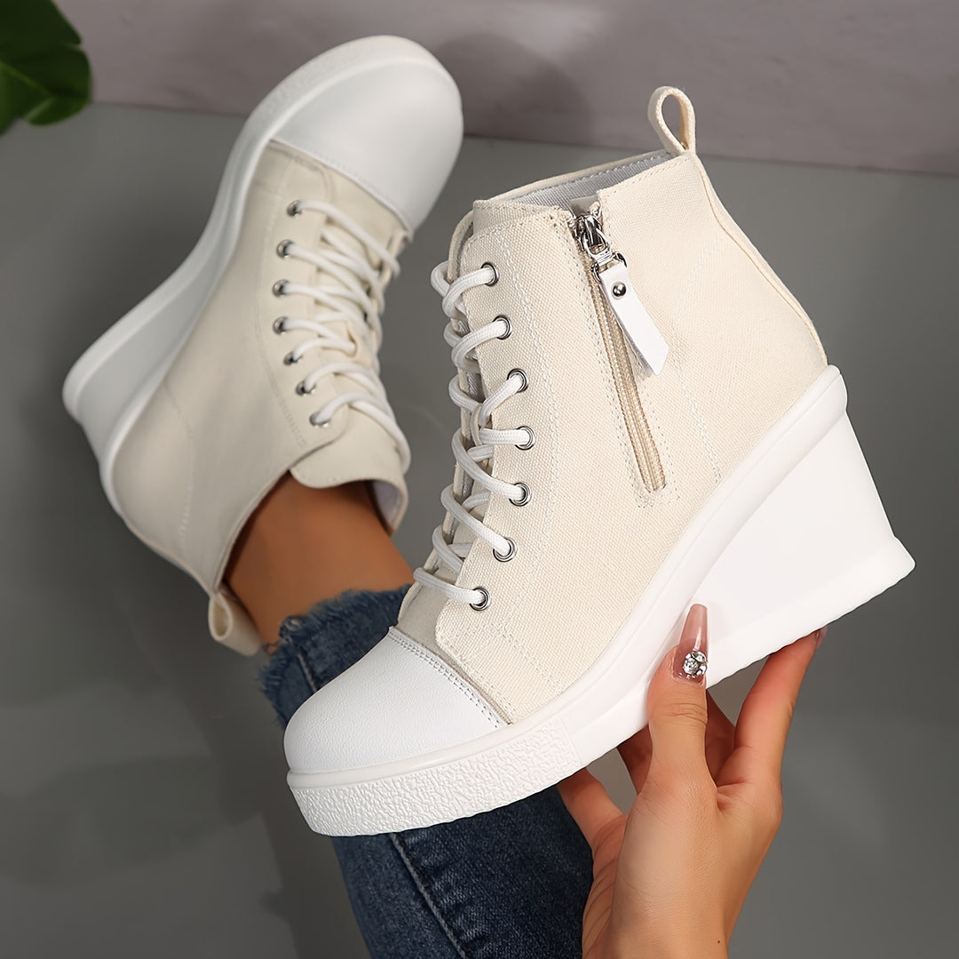 Rowan Canvas Wedge Sneaker