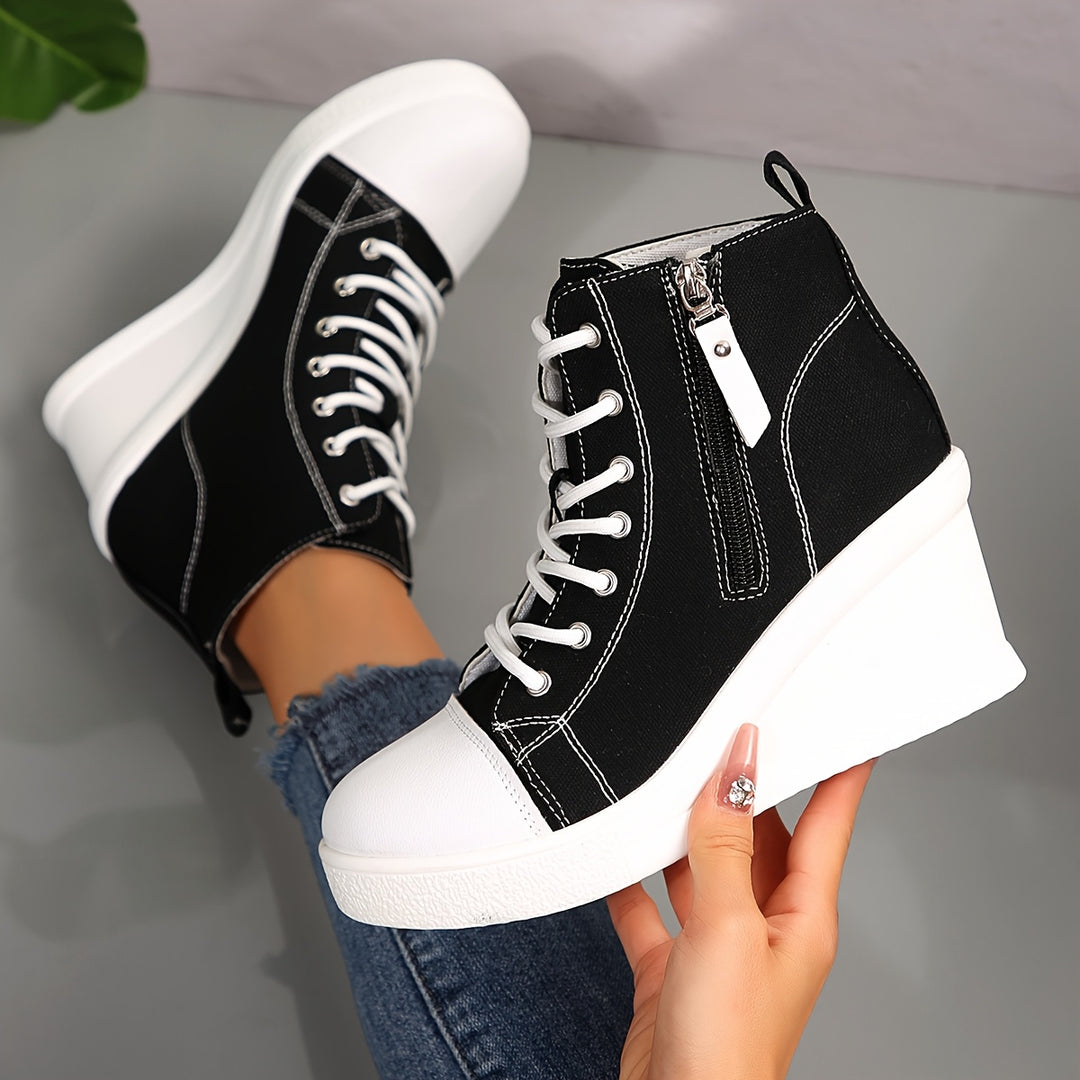 Rowan Canvas Wedge Sneaker