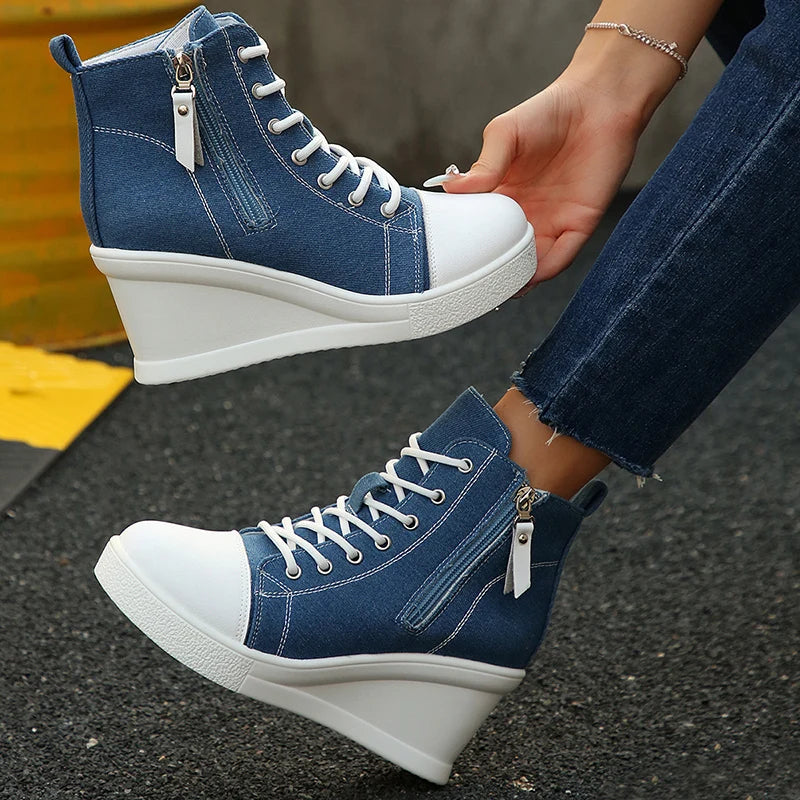 Rowan Canvas Wedge Sneaker