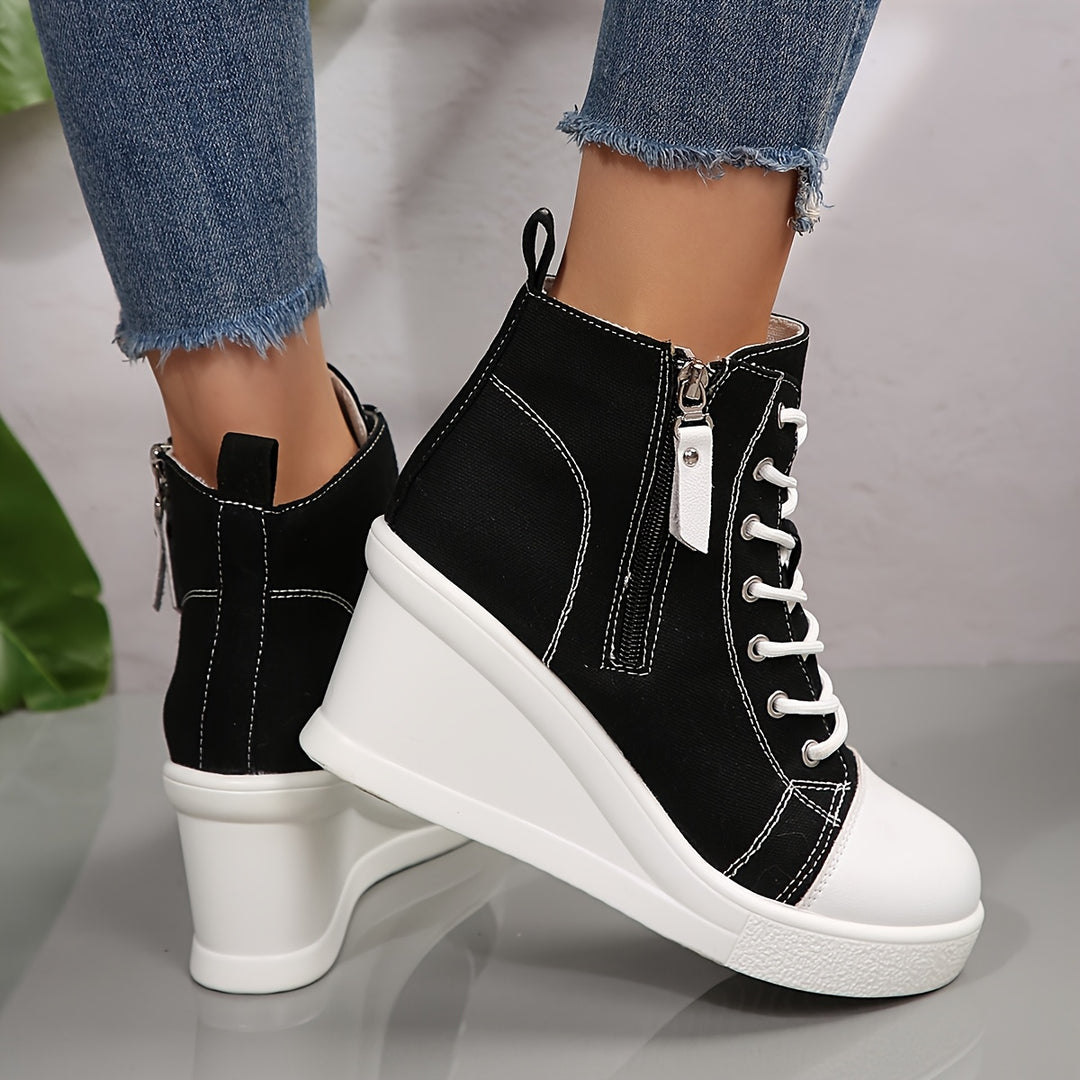 Rowan Canvas Wedge Sneaker