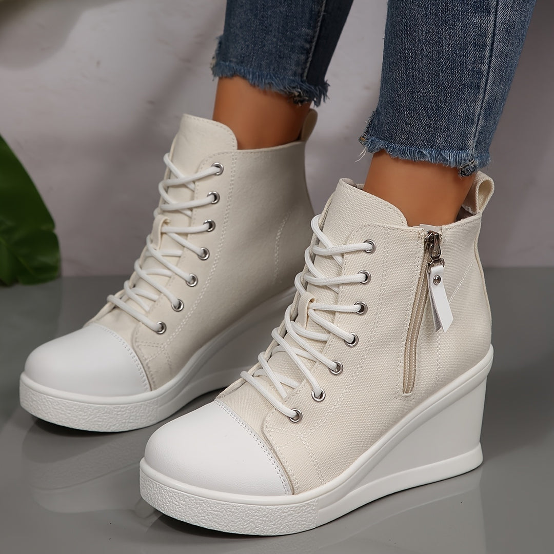 Rowan Canvas Wedge Sneaker