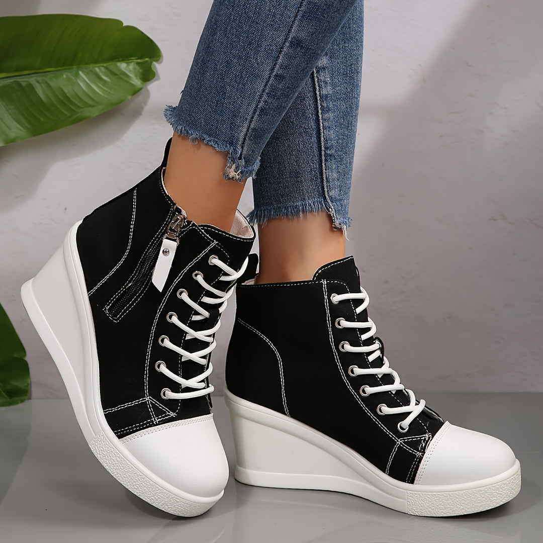 Rowan Canvas Wedge Sneaker
