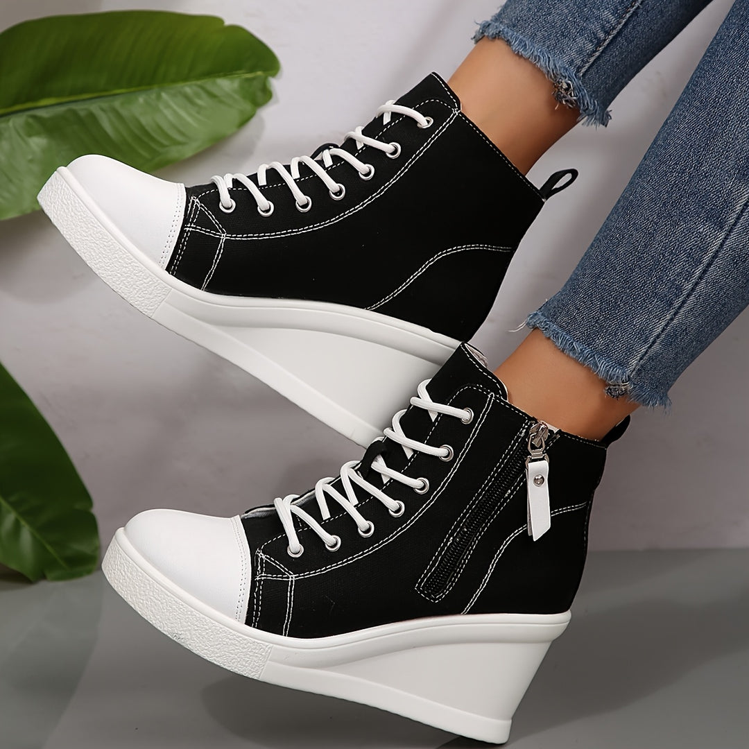 Rowan Canvas Wedge Sneaker