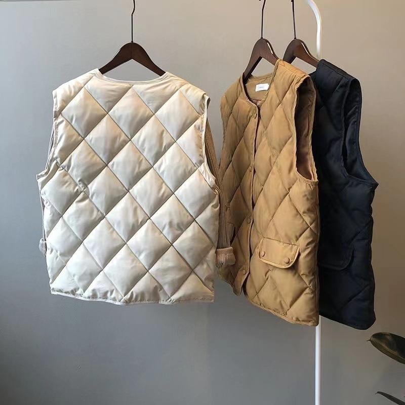 Sable Quilted Bomber Vest