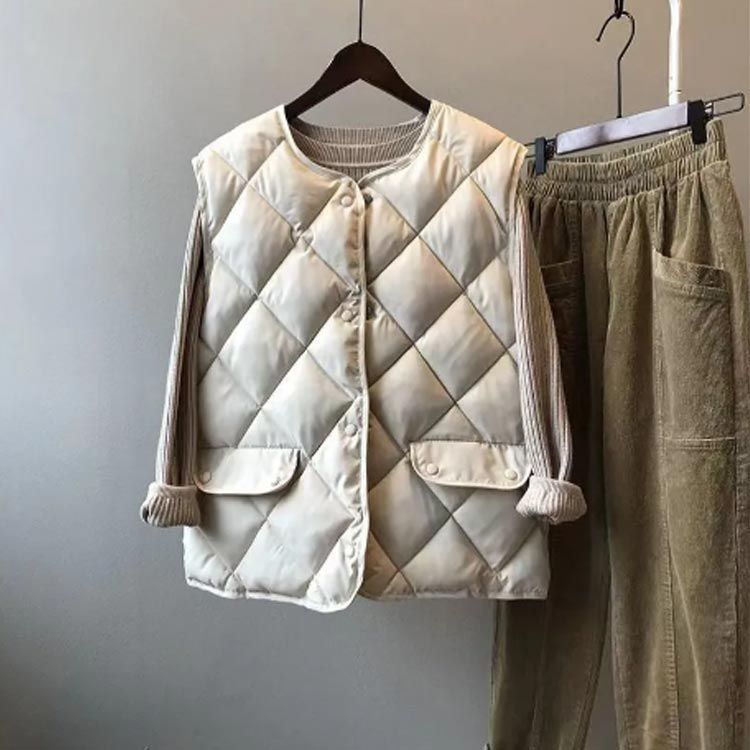 Sable Quilted Bomber Vest