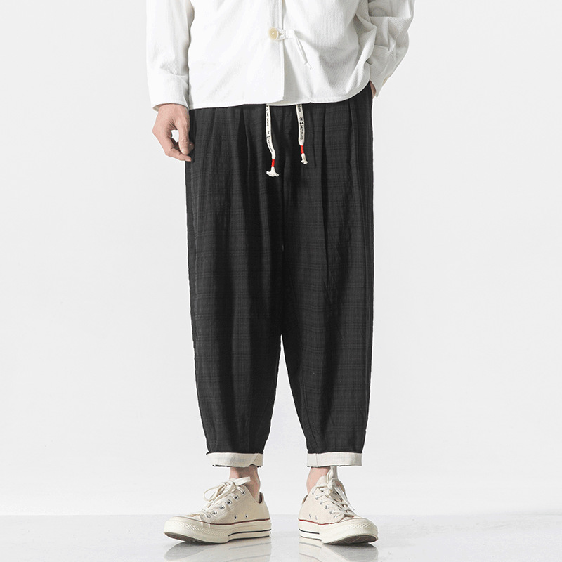 WabiSabi Micro Check Pants
