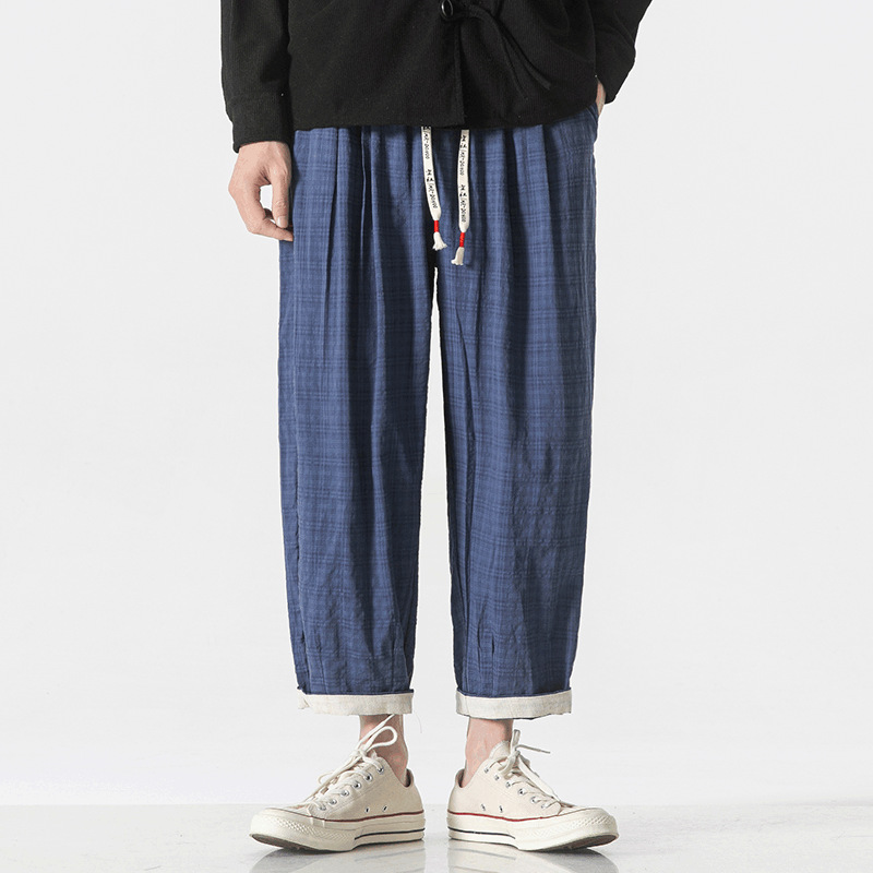 WabiSabi Micro Check Pants