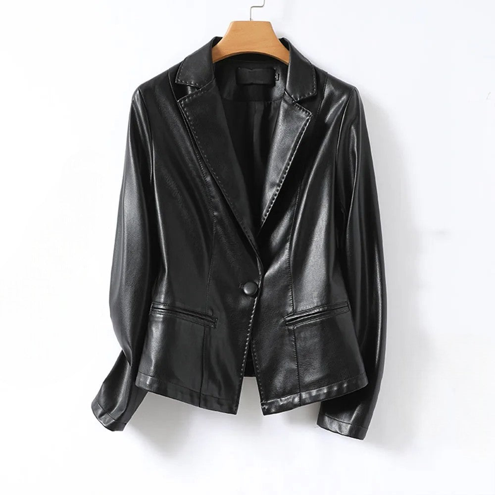 Corliss Lambskin Blazer