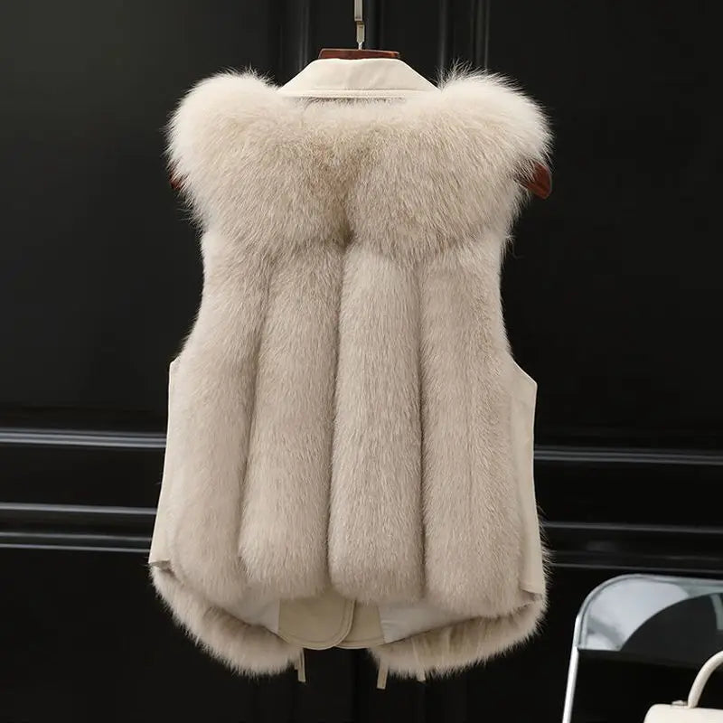 Regal Fur Layer Vest