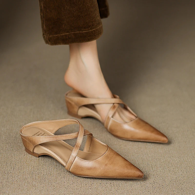 Virel Cross-Strap Flat