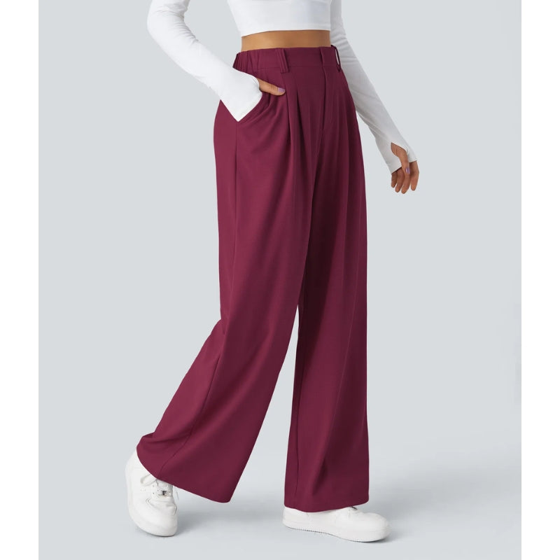 Nomi High Waisted Waffle Pants