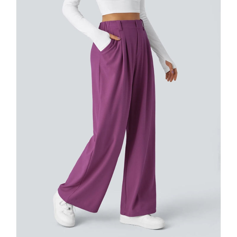 Nomi High Waisted Waffle Pants