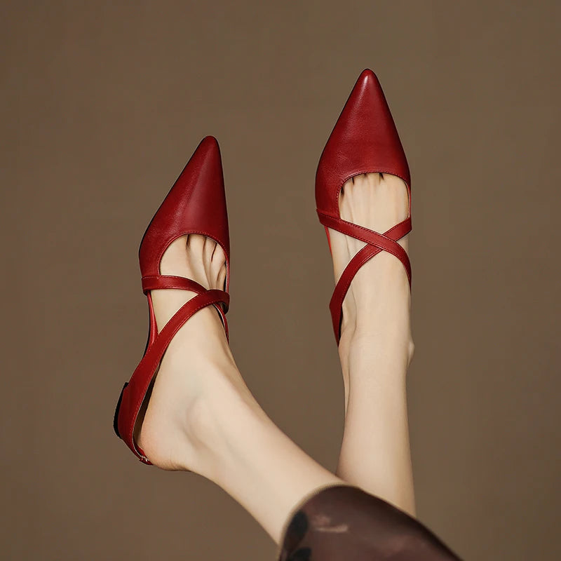 Virel Cross-Strap Flat