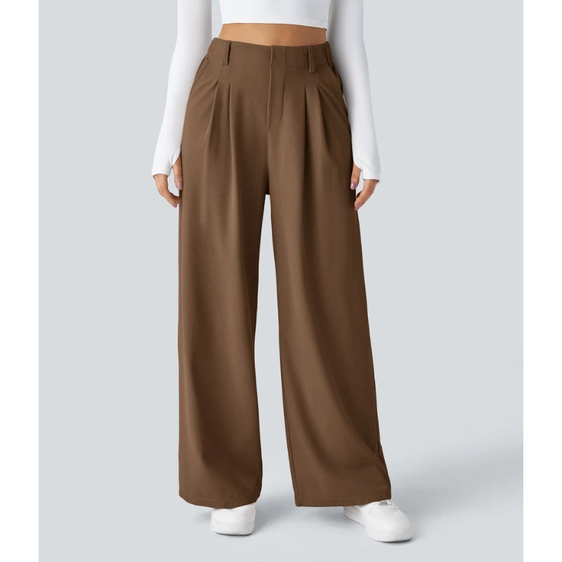 Nomi High Waisted Waffle Pants