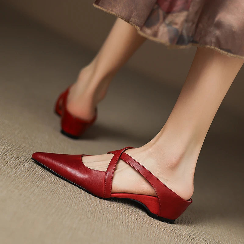 Virel Cross-Strap Flat