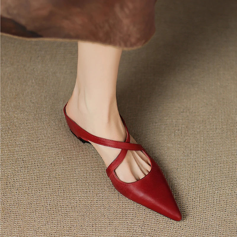 Virel Cross-Strap Flat