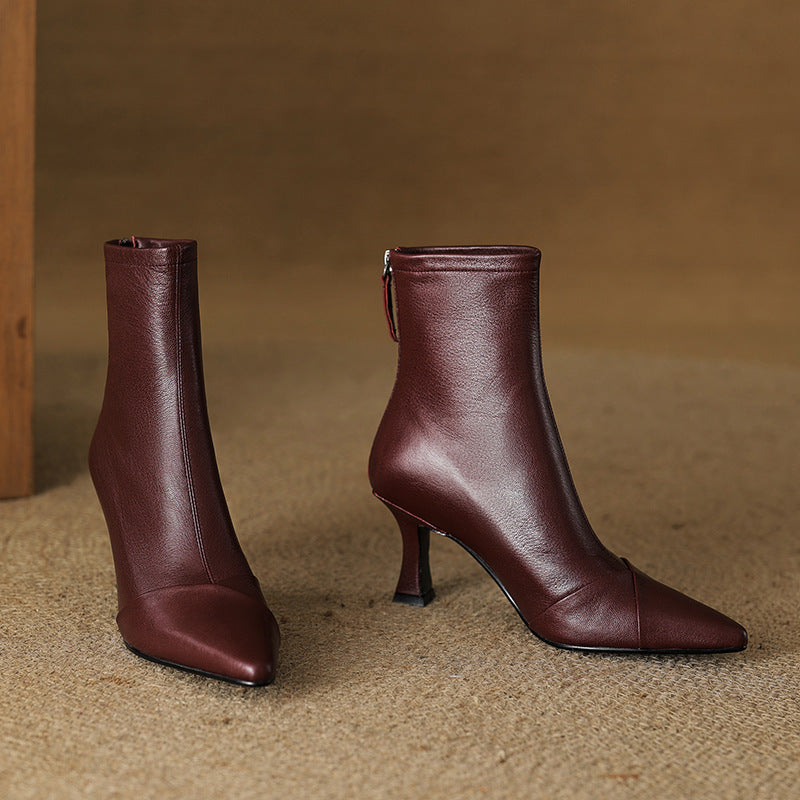 Solven Pointed Slim Boots