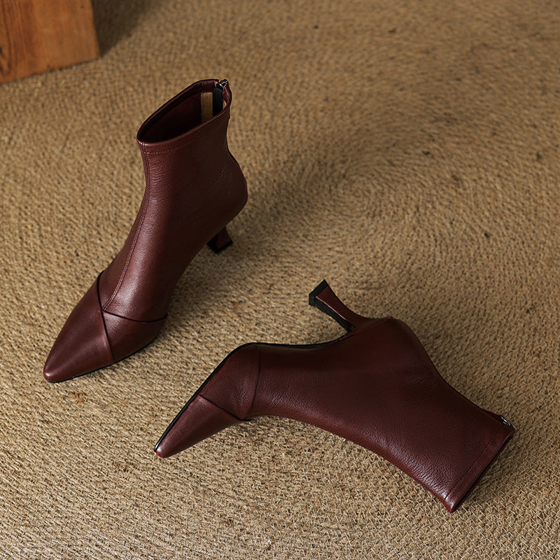 Solven Pointed Slim Boots