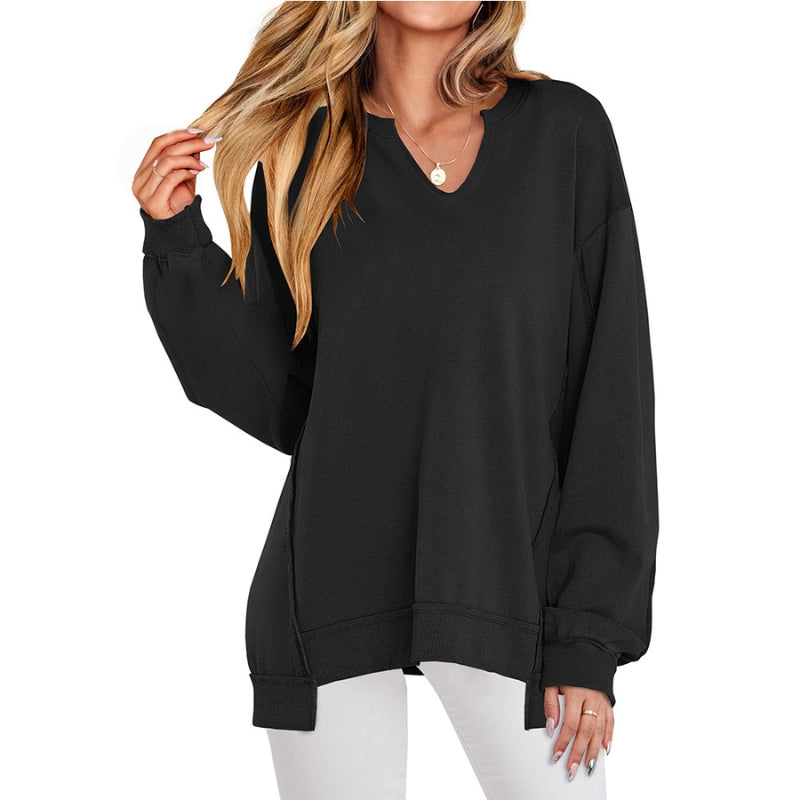 Casvyn V-Neck Sweatshirt