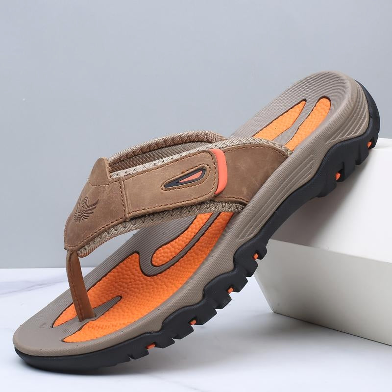 Ridge Leather Sandals