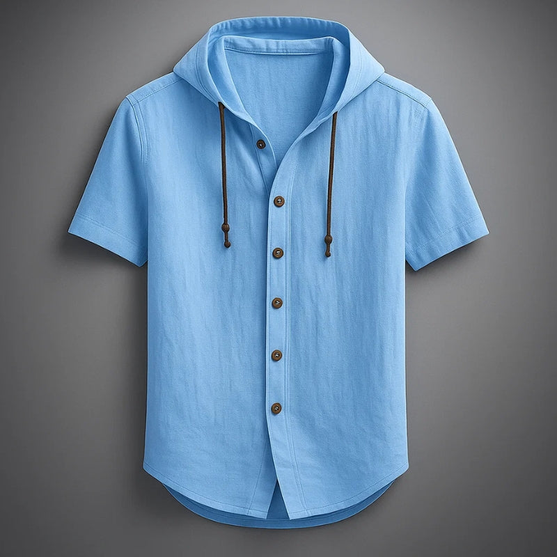 Cavo Linen Hoodie Shirt