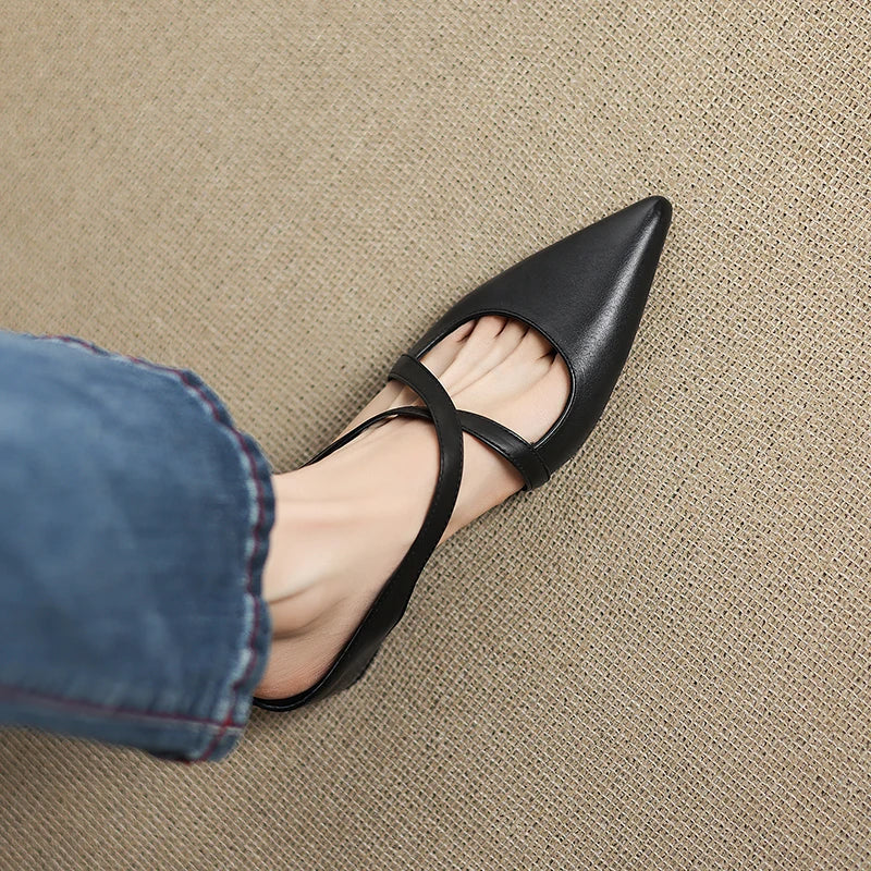 Virel Cross-Strap Flat