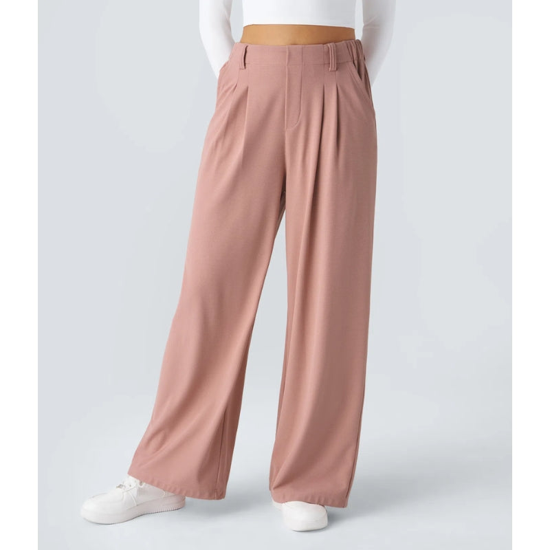 Nomi High Waisted Waffle Pants